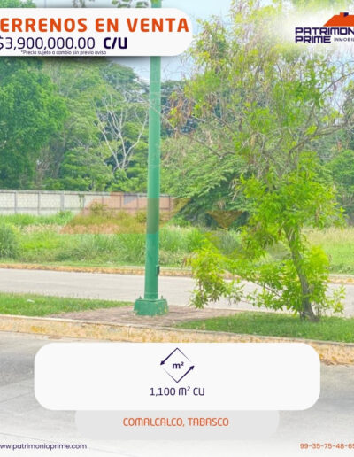 terreno en venta en Comalcalco tabasco