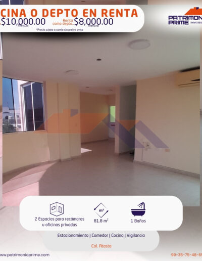 oficina privada en villahermosa Atasta 2 oficinas internas