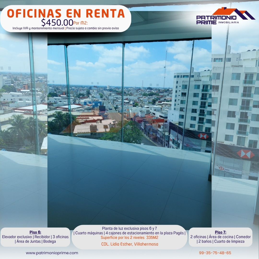 oficinas en renta en villahermosa tabasco corporativo