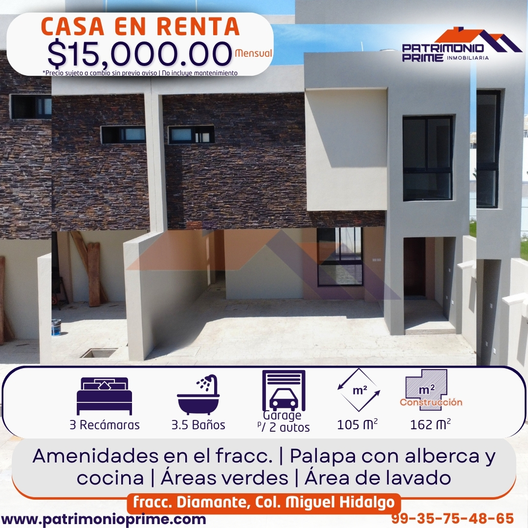 casa en renta en villahermosa tabasco en privada fraccionamiento con alberca