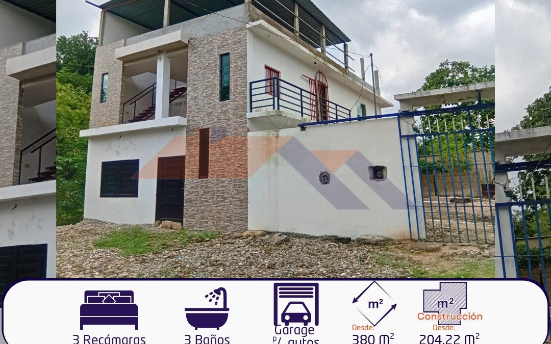 095 Casa en R/a Buenavista, (No terminada)
