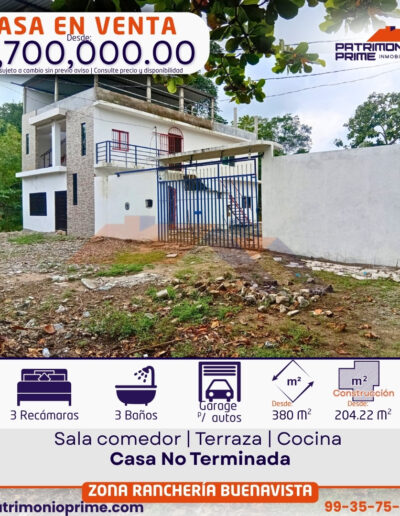 casa en villahermosa con patio en venta
