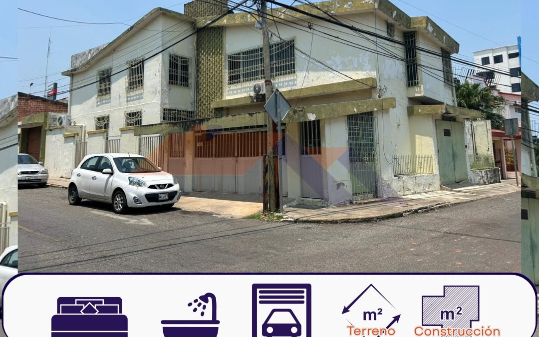 102- Casa en venta en zona Lopez Mateos, Villahermosa, Tabasco.