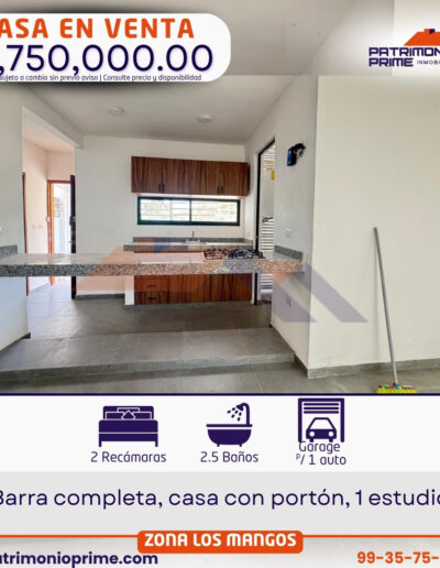 barra de granito en casa en venta zona los mangos vlllahermosa tabasco